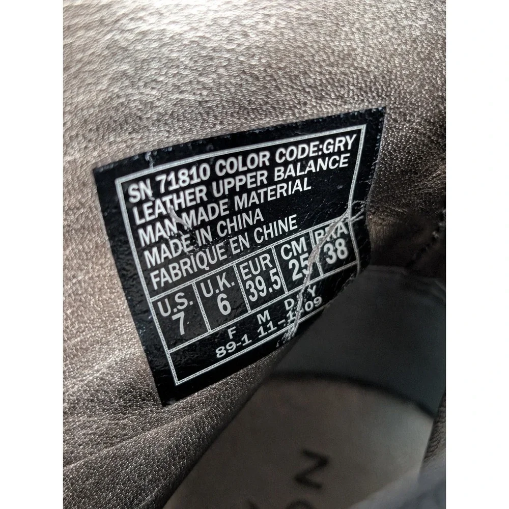 Mark Nason Lounge U Rock 71810 Men's Cross Leather Boots‎ Size 7 Gray